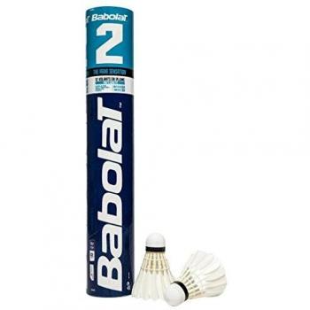 Babolat Feather Shuttle 2 Volante, Adultos Unisex, Blanco