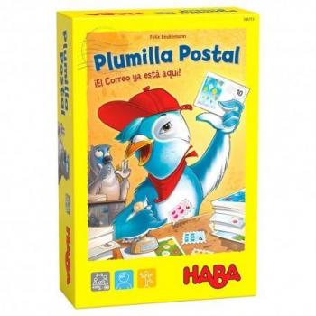Juego de Mesa HABA Plumilla Postal - Juego de Cálculo, 23x16x5 cm