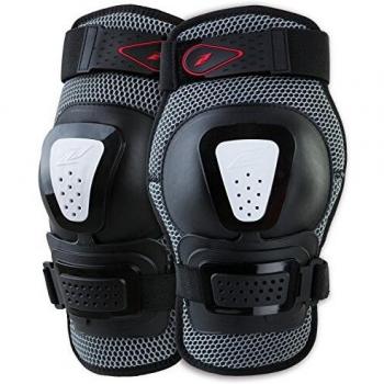 Zandonà Kneeguard Evo Rodillera Para Adulto Short Evo, Blanco/Negro, Talla Única