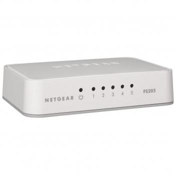Netgear FS205-100PES - Switch 5 Puertos Fast Ethernet 10/100