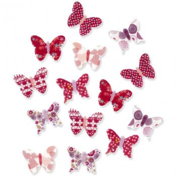 VERTBAUDETLote de 14 Mariposas Decorativas niñaMulticolorUNICA
