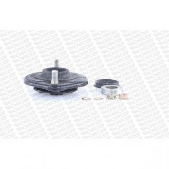 Copela de amortiguador MONROE Top Strut Mounting MK017, compatible con diferentes modelos de vehículos, fabricada en materiales de alta calidad para garantizar durabilidad y resistencia, incluye rodamientos para un mejor rendimiento del sistema de suspen