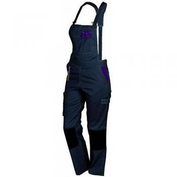 Salopette de Trabajo Pep's Gris/Violeta para Mujer XL