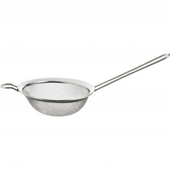Fackelmann Colador Malla Fina Borde Plano Acero Inox. Color inox. Ø10x24,5cm. 1 ud.