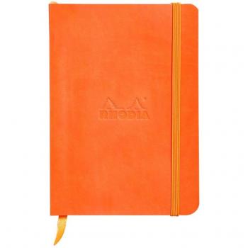 Cuaderno Rhodia A6 Líneas Horizontales - Naranja Mandarina
