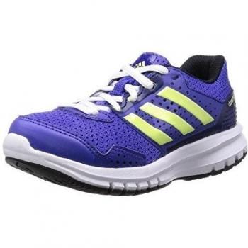 adidas Duramo 7 K - Zapatillas para niño, color azul / amarillo / blanco, talla 37 1/3
