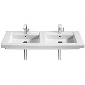 Roca A327540000 - Lavabo de porcelana suspendido o de sobremueble