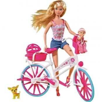 Muñeca Steffi Love con Bicicleta de Simba Smoby