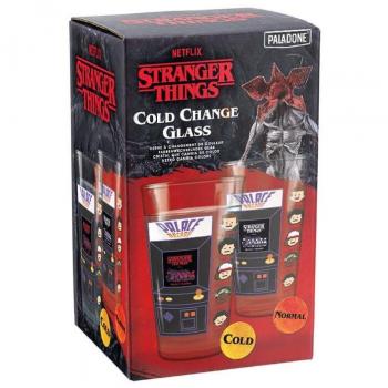 Vaso Térmico Stranger Things Arcade Paladone Cambio de Color Negro, Rojo, Transparente, Blanco 1 pieza(s) 450 ml