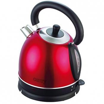 Camry CR1240r - Hervidor de agua, 1800 W, color rojo
