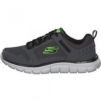 Zapatillas deportivas SKECHERS TRACK KNOCKHILL GRIS/NEGRO CCBK