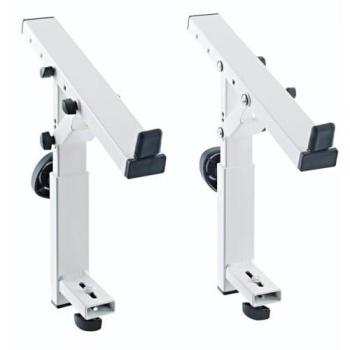 K&M 18822 White Third-Tier Extension for Omega Keyboard Stands