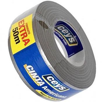 Ceys - Tackceys - Cinta Americana Plata - Rollo 50 X 50