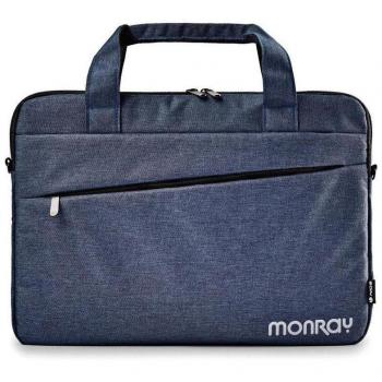 Monray Charter 15.6 Laptop Bag - Waterproof, Padded Compartment, Stylish Design, Dark Blue