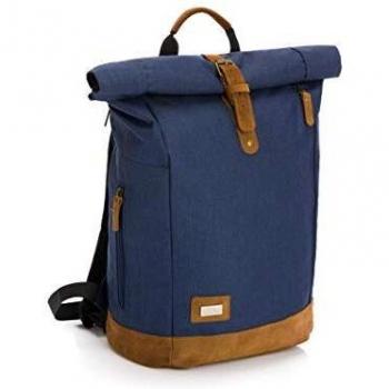 Mochila Cambiador Rolltop Berlin Navy Melange