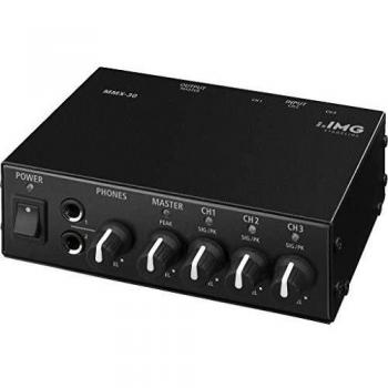Mesa de Mezclas Estéreo Compacta Monacor MMX-30 - 3 Canales