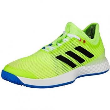 adidas Adizero Ubersonic 3 m, Zapatillas de Tenis para Hombre, Signal Green/Core Black/Glory Blue