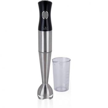 Jata BT5025 - Batidora de Mano de 1.000 W, Pie de acero inoxidable desmontable, Doble cuchilla de acero inoxidable de gran solidez, Pulsador de potencia, Incluye vaso medidor de 600 ml