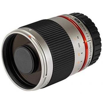 Objetivo Samyang 300mm f/6.3 ED UMC CS para Canon M - Plateado