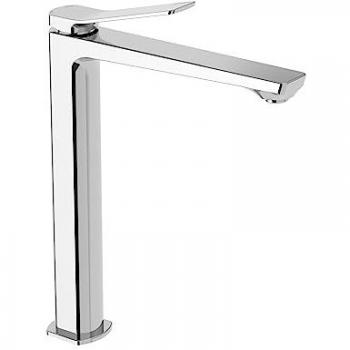Grifo Monomando Alto 294 mm para Lavabos Bowl en Cromo Paffoni Tilt - Sin Desagüe