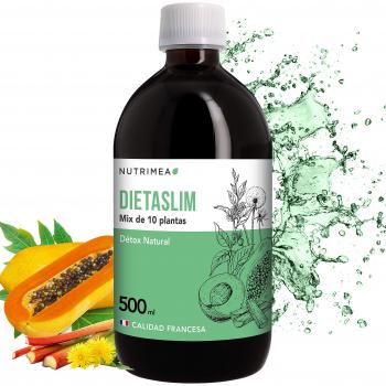 Drenante Retención de Líquidos Detox Adelgazante Diurético Natural Jarabe Líquido 500ml l Elimina Toxinas Plan Detox 6 Semanas Té Verde Guaraná Mate Diente de León Piña l Perder Peso