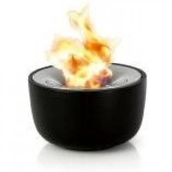 blomus 65078 Chimenea de Gel/etanol, Negro, Tamaño 1 Ø 18cm