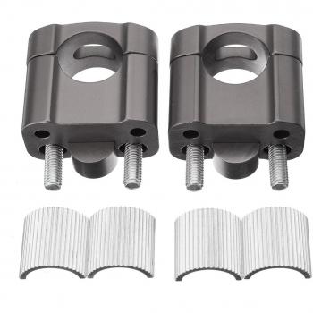 Alamor 22Mm 28Mm Universal Motorcycle Handlebar Clamp Riser Taper Dirt Bike-Titanium
