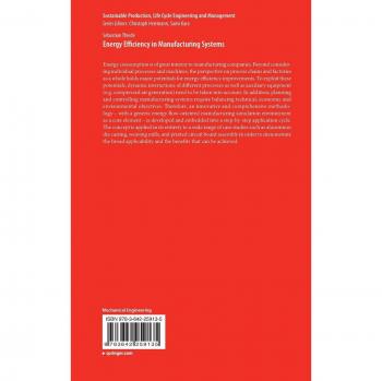 Energy Efficiency in Manufacturing Systems