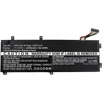Batería portátil Coreparts 11.4V 4600mAh para Dell