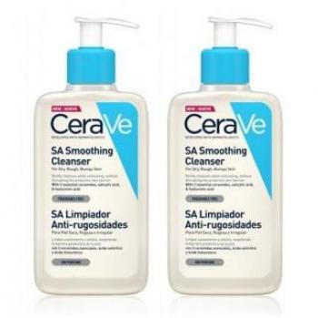 CeraVe SA Limpiador Anti-Rugosidades Duplo, 2 x 473ml