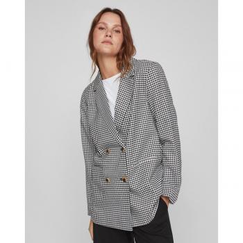 Blazer Vila Vidafny Loose Pata de Gallo para Mujer