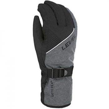 Level Trouper Guantes, Hombre, Gore-Tex Black-Grey, 7,5