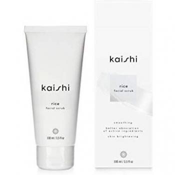 Kaishi - Exfoliante facial de arroz Rice para eliminar la piel muerta y unificar el tono, 100 ml