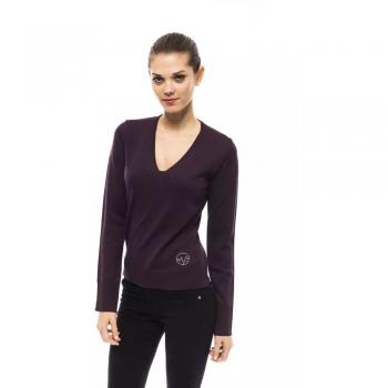 Montana Blu Purple Wool Sweater - IT40|S