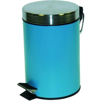 MSV 100211 - Cubo de pedal metálico, 5 l, color azul