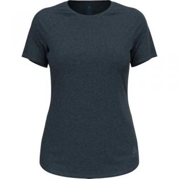 Camiseta de Manga Corta Odlo Active 365 para Mujer, Color Negro, Talla Small, Diseño Seamless, Ideal para Entrenamiento