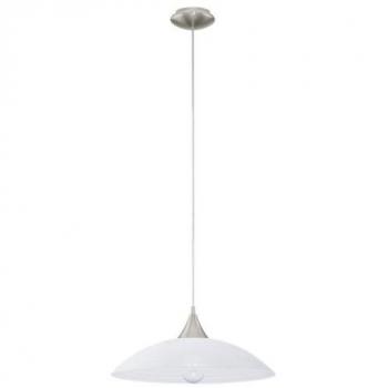 Lámpara Colgante Eglo Lazolo Níquel Mate 1 Luz E27