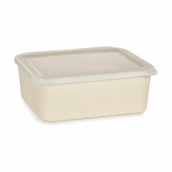 Caja de Almacenaje con Tapa Amarillo 17 x 8 x 23,5 cm (6 Unidades)