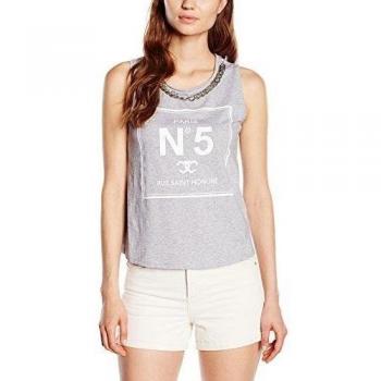 Hailys Becky - Top para mujer, color grau