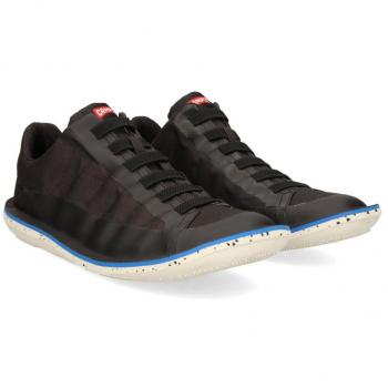 CAMPER Beetle Casual Shoes for Men - Black, Size 41 (Cotton Fabric)