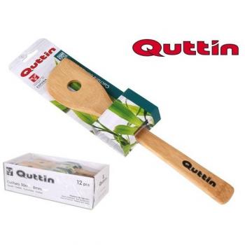 Cuchara con agujero de bambú de 30cm - Utensilio de Cocina Eco-Friendly y Duradero