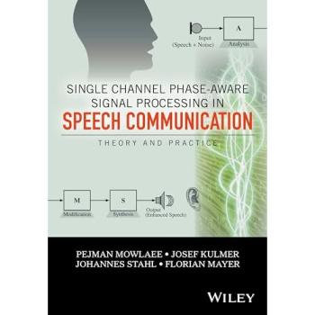 Pejman Mowlaee Single Channel PhaseAware Signal Processing in Speec BOOKH NUEVO