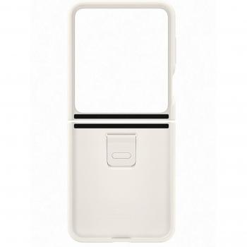 Samsung Funda de Silicona con Anillo Crema para Galaxy Z Flip5 (EF-PF731TUEGWW)
