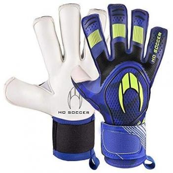 HO Soccer Supremo Pro II KONTAKT Evolution Storm Blue Guantes de Portero, Unisex Adulto, Azul/Lima/Negro, 9,5