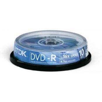 TDK - Pack 10 Dvd-R 4,7 GB