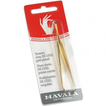 Pinza de depilar de lujo chapada en oro con agarre ergonómico - Mavala