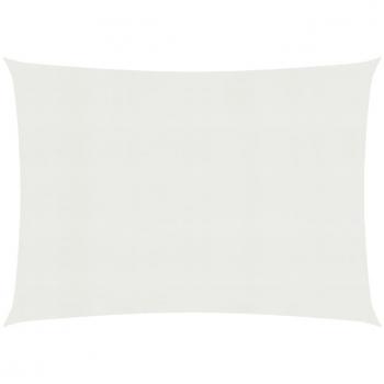 Toldo de vela blanco HDPE 160 g/m² 5x6 m