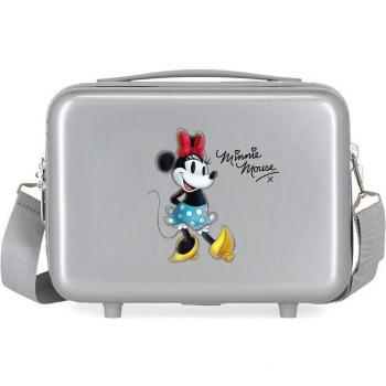 Neceser de Viaje Disney Minnie Joyful ABS Gris