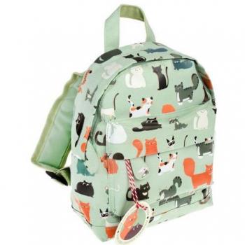 Rex London Nine Lives Children's Mini Backpack with Cat Design