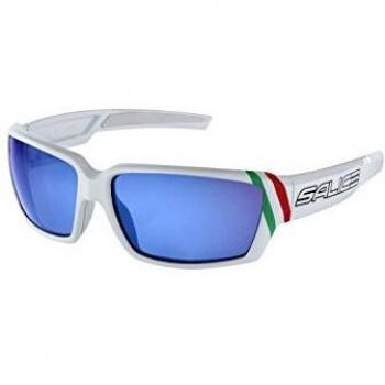 Salice 008 ITA BIANCO/RW BLU Men's White Sunglasses Size 60